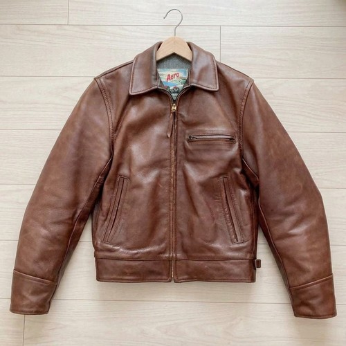 Aero leather model brn - leather, model: